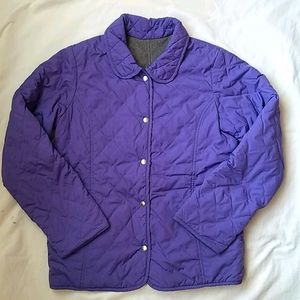 Lands' End Girls Reversible Barn Jacket